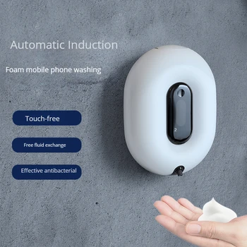  Inteligent Inducție Automată De Spălat Spuma Touch Free Soap Dozatorul De Montat Pe Perete Gel De Duș Recipient De Spălare De Mână Dispozitiv