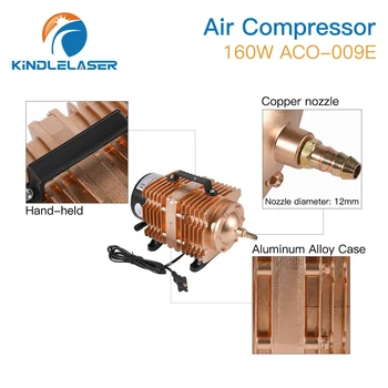  KINDLELASER 160W ACO-009E Compresor de Aer Electric Magnetic Pompa de Aer pentru emisiile de CO2 pentru Gravare cu Laser Masina de debitat