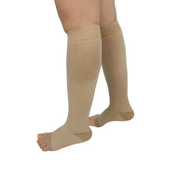  Legbeauty Subțire Medicale Ciorapi de Compresie Vara 20-30mmHg Genunchi Ridicat Varice Oboseala Relief Picior din Clasa 2 de Presiune Șosete