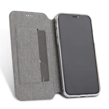  Magnetic Piele Flip Smart case Pentru iPhone XS Caz Folio Stand Funcția de Somn Telefon Caz Pentru iPhone X XS Coperta Moale TPU Fundas