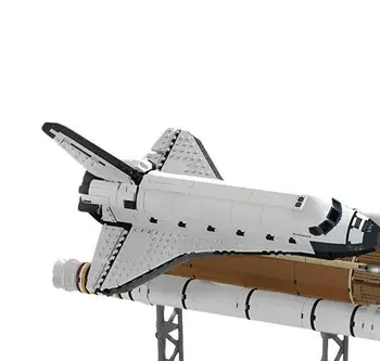  MOC High-tech Naveta spatiala cu Rachete de Lansare Centru de Transfer Expediție Blocuri Asambla Caramida Părți Copil STEM Jucărie DIY Cadou
