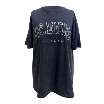  Moda pentru Femei T-shirt LOS ANGELES Scrisoare Printuri Tricou Femei 2021 O-Gât Supradimensionate Liber Maneci Scurte Topuri de Vara Streetwear