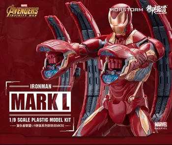  MORSTORM Disney Iron Man MK46 MK85 MK50 MK47 MK3 SpiderMan Deluxe Edition Ansamblul Model de Set de Arme de Acțiune Figura Jucării pentru Copii