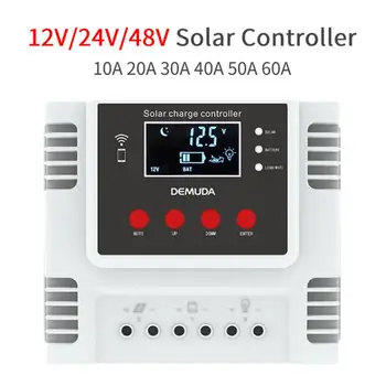  Mppt Controler de Încărcare Solară,Echipamente Electrice MPPT Solar Power Display LCD 12V/24V/48V WIFI APP de la Distanță Inteligent de Monitorizare