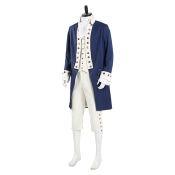  Muzical Alexander Hamilton Hamilton Cosplay Costum Bărbați, Uniforme, Costume Halloween, Costume De Carnaval
