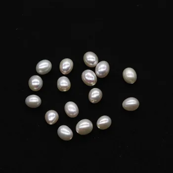  Naturale de apă Dulce Perle Margele 3mm Jumătate Gaura de Orez în Formă de Margele DIY pentru a Face Colier Cercei Perla Bijuterii Accesorii
