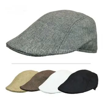  Noua Moda berete Bărbați Femei Duckbill Ivy Capac de Golf de Conducere Plat, Taximetrist, vânzător de ziare Bereta Pălărie