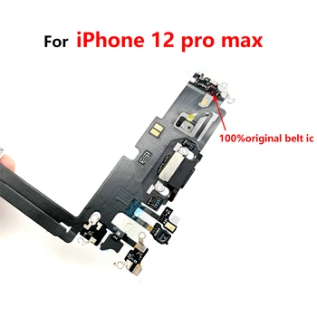  Noul USB Port de Încărcare Încărcător de Bord Cablu Flex Pentru iPhone 12 Pro Max 12 mini Dock Conector Cu Microfon