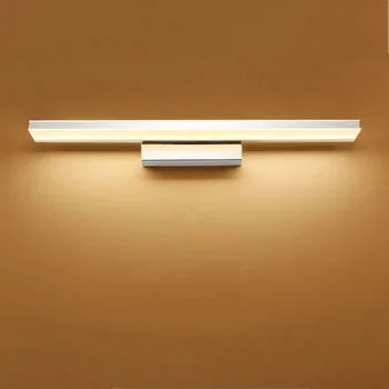  Oglinzi moderne lumini prindere toaletă, baie tranșee de perete 42cm/52cm 9W/12W 110V 220V lampă cu led-uri de peste machiaj, dulap oglindă iluminare