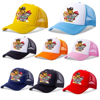  Paw Patrol Pentru Copii Net Șapcă De Baseball Capac Vizor Toamna Pălărie Anime Acțiune Figura Marshall Chase Skye En-Gros De Câine Accesorii Cadouri