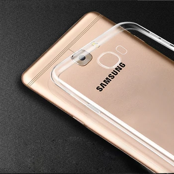  Pentru Samsung Galaxy C5 C7 C9 Pro C8 Caz Silicon TPU Ultra Moale Înapoi de Telefon Acoperă Pentru Samsung C7 2017 Transparent Clar Coque