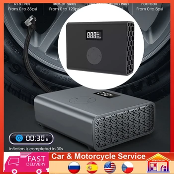  Pompa de Aer masina 12V Compresor de Aer Electric Digital Display LCD de Presiune Portabil Anvelope Pneumatice Pentru Biciclete Motociclete