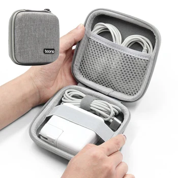  Portabil de Casti Sac de Depozitare Coajă Tare Gadget-uri Digitale Caz EVA Bluetooth Bag Cablu de Date MAC Încărcător U Disc Capac de Protecție