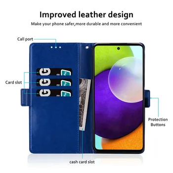  Portofel din piele de Caz Flip Pentru Huawei Y5 2018 DRA-LX2 DRA-L21 Cazul Cartelei Book Cover Pentru Huawei Y5 Y5 Prim-2018 DRA-LX5 Caz