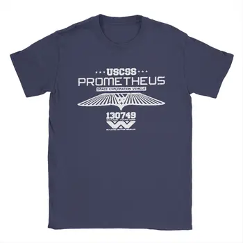  Prometeu Barbati Tricou Extraterestrii Film Alien Weyland Yutani Corp Vintage Tee Shirt Echipajul Gât T-Shirt Bumbac New Sosire Îmbrăcăminte