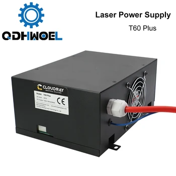 QDHWOEL 60W Laser CO2 de Alimentare pentru emisiile de CO2 pentru Gravare cu Laser Masina de debitat HY-T60 T / W Plus Seria cu Garanție de Lungă