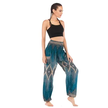 Raionul de Bumbac, de Mătase Etnice Europa, America, Thailanda Bloomers Yoga Haine Femei Pantaloni Casual Poate Fi Purtat Pantaloni Acasă