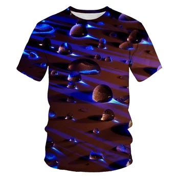  Rece Amețeli 3D Player Vortex Noi Bărbați T-shirt Casual Harajuku Tricou de Vara pentru Bărbați și Femei pe Maneci Scurte Tricou Supradimensionat