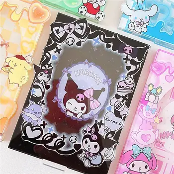  Sanrio Desene Animate Kuromi Hello Kitty Drăguț Foto Decorative Decor 3-Inch 4 Inch Rama Foto Desktop Picioare Semn