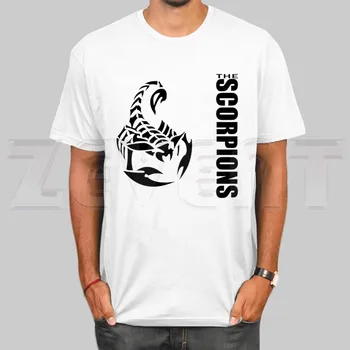  Scorpionii Muzica Metal Rock Trupa T-shirt Pentru Barbati cu Maneci Scurte Casual Barbati Topuri Anime Tricou alb Imprimat tricou femei Tees