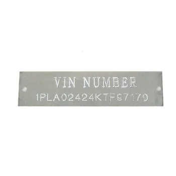  Serie de Date de IDENTIFICARE ID Placa Ștampilată Numărul de Model TAG HIN Hull Vehicul Camion cu Barca
