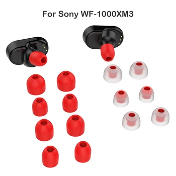  Sfaturi de Ureche silicon pentru Sony WF-1000XM4 Auriculare WF-1000XM3 Adevărat Pavilioane Wireless Sfaturi Dopuri pentru Căști Caz Ureche Capac