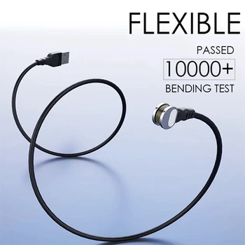  Sindvor Roti Magnetice Telefon, Cablu Micro USB de Tip C Încărcător Magnet de Încărcare Cablu Pentru iPhone 11 Pro XS Max Samsung LG HTC Xiaomi