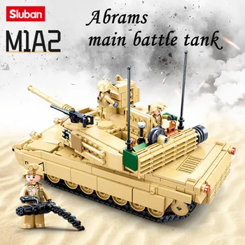 Sluban Bloc Jucării Armata Modelul M1A2 Sep V2 Abrams 781PCS Cărămizi B0892 Compatbile Cu Branduri de top Kituri de Construcție