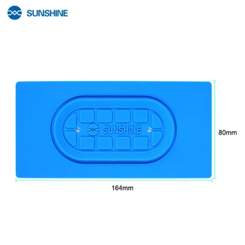  SOARE SS-004S Separator Non-alunecare Pad Silicon Pentru 7-inch Separator Mașină Ecran LCD Fix Încălzire Curățare, Reparare Mat