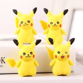 [TAKARA TOMY] Pokemon Pikachu Copii de Papetărie Noua Creatie 3D Drăguț Eraser Reale de Desene animate Anime Magic Eraser A22092001