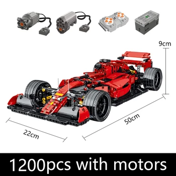  Tehnice de Control de la Distanță APP Moter Putere Masina de F1 Blocuri Caramizi Super Curse de Viteză 023005 Seturi de Jucării Pentru Copii Modele de Cadou