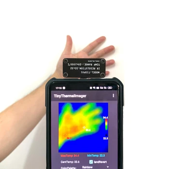  TIOP01 IR 32x32 Mobil Termica Viziune de Noapte în Infraroșu Imaging Camera de Măsurare a Temperaturii pentru Telefon Android de Tip C