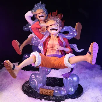 Una Bucata Figura Kaido vs lucy bangkitnya kekuatan trezire Treapta a 5-a Patra Monkey D Luffy Figurinele JFigures Model