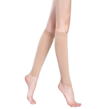  Unisex Mâneci Picior de Fotbal Legging Șosete Sport Calorii Pierdere în Greutate Subțire Shin Picioare Soare UV Protectie Ciclism Bărbați Femei Șosete