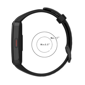  Watchband Pentru Huawei Band 7 6 SmartWatch-Bratara Sport Silicon Înlocuire curea pentru huawei band 7 curea Bratara Benzile de Încheietura mâinii