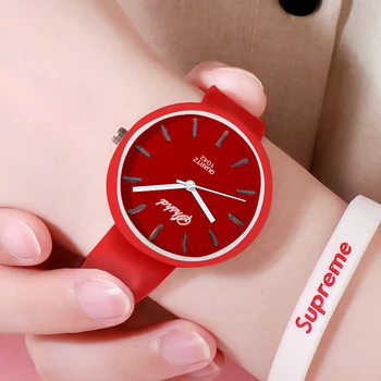  WOKAI de înaltă calitate de moda pentru femei stil minimalist silicon cuarț de Afaceri student Sport impermeabil ceas retro 34mm