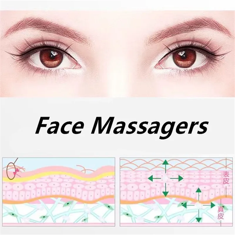 Cumpara Mini ochi aparat de ochi vibrator de masaj facial masca dormit ochi aparat de masaj masaj vibratoare presoterapie \ Frumusețe & Sănătate / Sytago.ro