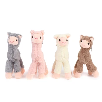  1 BUC Nou 18cm Drăguț Alpaca Umplute PlushDolls Jucării Pandantiv Cadou de Accesorii pentru Decor