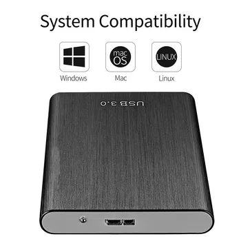 16TB Portabil Hard Disk Extern USB3.0 HDD 2.5 Inch 1TB Hard Disk Dispozitive de Stocare Pentru Desktop Laptop