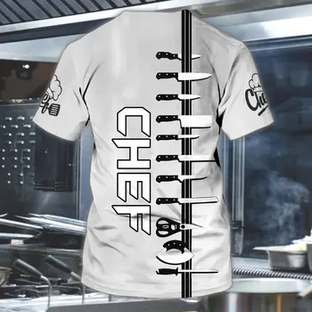  2022 Fierbinte de Vânzare de Moda tricou Chef Cadouri Personalizate cu Numele Imprimate 3D Mens Vara maneca Scurta Unisex Casual sport T-shirt DW29