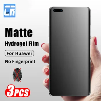  3Pcs Nu amprentă Mat Hidrogel Film pentru Huawei Nova 10 9 8 SE P50 P40 P30 P20 Ecran de Protecție Mate 40 30 20 Pro nu sticla