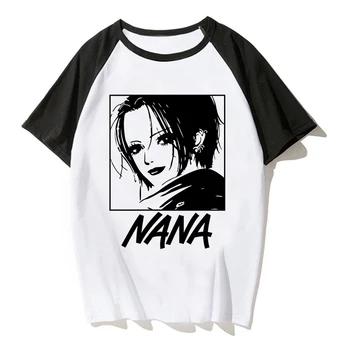  Anime-ul japonez Manga T-shirt Nana Osaki Tricou Femei Nana Graphic Tee Top Goth Vara Desene animate Tricou Unisex Kawaii Tricou Femeie