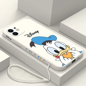  Disney Donald Duck si Daisy Duck Șnur Telefon Caz Pentru Xiaomi Mi lite 10 11i Poco M2 M4 F3 X3 M3 Pro GT 5G 4G Cazuri Acoperi