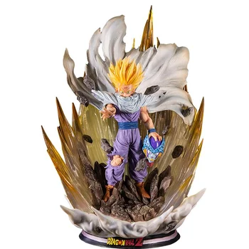  Dragon Ball Z Anime Figurine Model GK Son Gohan Acțiune Figura 41cm Inaltime PVC Cu LED Statuie de Colectare de Jucării DBZ Figma