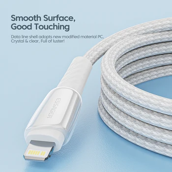 ESSAGER 20W C USB Cablu Pentru iPhone 14 13 12 11 Pro Max 2.4 a PD Rapid de Încărcare Cablu de încărcare Pentru iPhone 6 7 8Plus iPad Cablu de Date