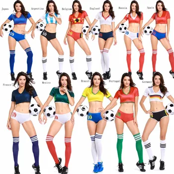  Fantezie de Fotbal Costum de fotbal copii fotbal fata pantaloni scurți de Majoreta 3 Pc-uri de Top, Pantaloni Ciorapi