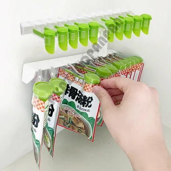  Gaura-gratuit spice sac de depozitare rack montat pe perete condimente raft liber-stantare condimente sac de condimente Suport Instrumente de gadget-uri de bucătărie