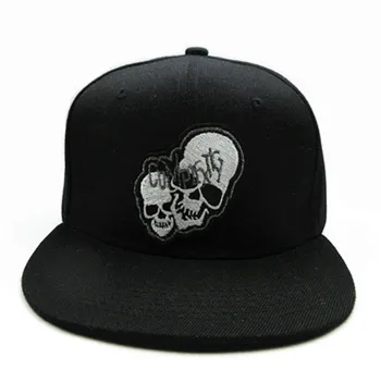  LDSLYJR Dublu craniu broderie de bumbac Șapcă de Baseball capac de hip-hop Reglabil Snapback Pălării pentru bărbați și femei 18
