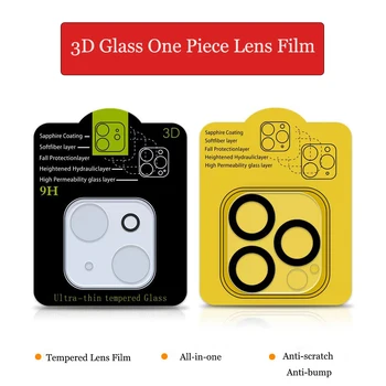  Lentila camerei Protector pentru iPhone 14 pro 13 12 11 mini pro max All-in-one Lens Film Transparent de Sticlă Camerei Caz de Protecție