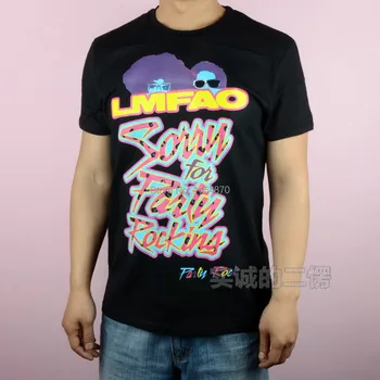  Moda de Vânzare Fierbinte îmi pare rău pentru LMFAO party rock Brand barbati tricou 3D de Înaltă Calitate, elemente de fitness Bumbac Hot Boys HIPHOP Rap
